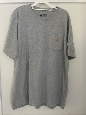 Carhartt Gray Short-Sleeve Pocket T-Shirt